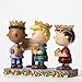 Peanuts by Jim Shore Three Wise Men Linus, Schroeder, Franklin Stone Resin Figurine, 4.6”
