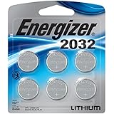 Energizer 3 Volt Watch Batteries, Lithium 3v CR2032 Battery (6 Count) 2032BP-6