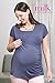 Milk Nursingwear Side-Shirred Nursing Top in Short Sleeves