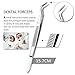 6 Pcs Dental Tools Kit, Dentist Picks Plaque Remover Scraper Set Best for Personal Use