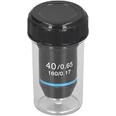 40X High Magnification Objective, 40X Achromatic Microscope Objective Lens | High Magnification, 20.2mm Thread, for Compound Magnifier Supplies