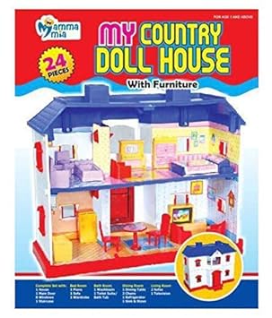 Toydirect My Little Doll House -24 pcs (Multicolour)