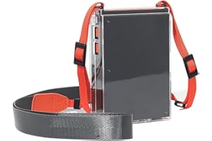 Clear Case for Instax Mini Link+, Protective Sleeve with Easy Carry Shoulder Strap, Dustproof Anti-Scratch Crystal Transparen