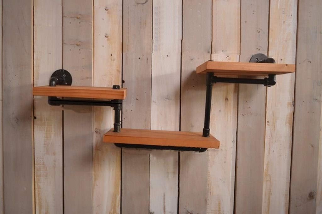SGJ-Floating Shelf Estantería de pared decorativa de tubo de hierro