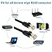 Ethernet Cable 100 ft, Cat7 Slim Long Network Cable with Shielded Rj45 Snagless Connectors, Fast LAN Network Patch Cord Faster Than Cat6, for Xbox 360,PS4, IP Cameras, Adapter Black (30 Meters)