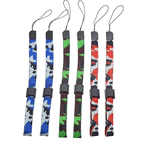 Bonayuanda 6pcs Camouflage Adjustable Hand Wrist Strap Wristlet Wristband with Lock for Wii Remote Controller, Mobile Phone, MP3, Digital Camera Bonayuanda 6pcs Camouflage Adjustable Hand Wrist Strap Wristlet Wristband with Lock for Wii Remote Controller, Mobile Phone, MP3, Digital Camera