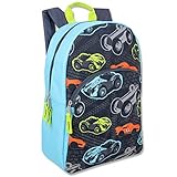 Trailmaker Super Popular Boys Backpack for School, Summer Camp, Travel and Outdoors! Cars