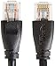 Amazon Basics RJ45 Cat-6 Ethernet Patch Cable, 1Gpbs Transfer Speed, Gold-Plated Connectors, 50 Foot - Pack of 10, Black