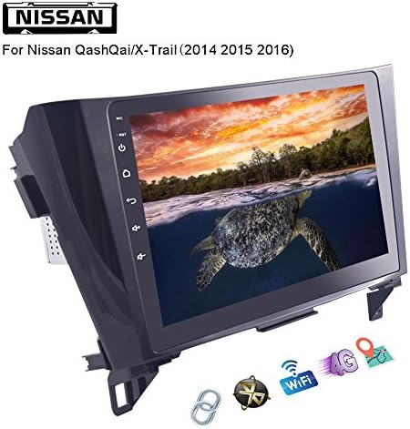 Android 7.1 Car Stereo 10.1 Inch Capacitive Touch Screen GPS Navigation Support Wifi 3G Bluetooth OBD2 Mirror Link SWC Color Buttons CAN-BUS For Nissan QashQai/X-Trail 2014 2015 2016