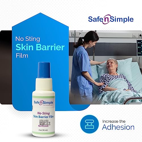 Safe n' Simple Skin Barrier Wipes with Alcohol 50 Individual 2x2