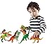 Assorted Dinosaur Figures 4-5 Inches Large Size Pack of 12 Realistic Dinosaur Toys.