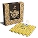 Blocking Mats for Knitting - Precise Grid with 1 inch Squares - Includes 100 T-Pins for Needlepoint and Crochet - Yellow…