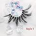 3D Mink Hair False Eyelashes Criss-cross Wispy Fluffy 25mm Lashes Handmade Eye Makeup Tools