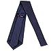 Coxeer Microfiber Men's Ties Necktie Classic Dot Tie for Wedding Formal Wear Business Dress (Check Navy Dark Blue)