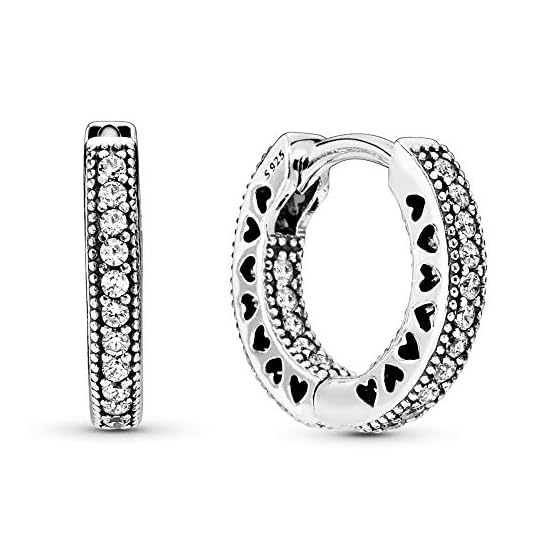 Pandora Pendientes de aro Mujer plata - 296317CZ