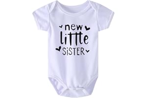 Xinhuida Kids Baby Girl Big Sister Again Finally Tees Tops Sibling Matching T Shirt Outfit Toddler Birth Announcement Gift
