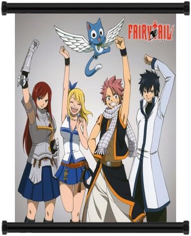 Fairy Tale Anime Fabric Wall Scroll Poster (16"x17") Inches