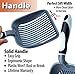 Sifter w/ Deep Shovel Cat Litter Scoop - Designed by Cat Owners - Durable Plastic Cat Litter Scooper for Litter Box - Solid Strong Handle. By iPrimio. Patented Kitty Litter Scoop