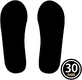 Reneebeautytan 30 Pairs Foam Spray Tanning Sticky Feet Pads 60 Total Pink view 3