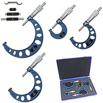 Anytime Tools Premium Outside Micrometer Set 0-4