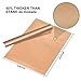 Miroksh Copper Grill Mat and Bake Mat Set of 5 Non Stick BBQ Grill & Baking Mats - Reusable, Easy to Clean - PTFE Teflon Fiber Grill Roast Sheets for Gas, Charcoal, Electric Grill (Gold)