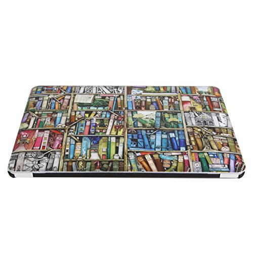 YMIX  Plastic Cover Snap on Hard Protective Case for MacBook Pro 13" Retina NO CD-ROM (A1502 & A1425) , 01 Bookshelf