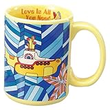 Vandor 64164 The Beatles Mug, Submarine, Yellow, 14-Ounce