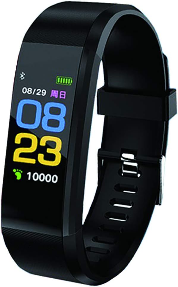 HANNAH MARTIN Fitness Tracker Wristband,Activity Tracker Watch with Heart Rate Monitor, Waterproof Smart Fitness Band with Step Counter,Calorie Counter,Pedometer Watch for Kids Women and Men