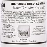 Black and White Pluko Hair Dressing Pomade 200g Coconut Fragrance Long Hold view 2