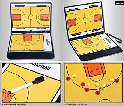 ASIBT Folding Basketball Coach Board Plate Book Set With Pen Teaching Clip Coaching Clipboard