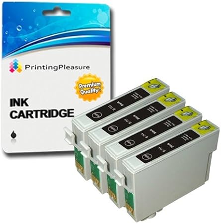 4 XL Compatible T0711 Ink Cartridges for Epson Stylus D78 D92 D120 DX4000 DX4050 DX4400 DX7400 
