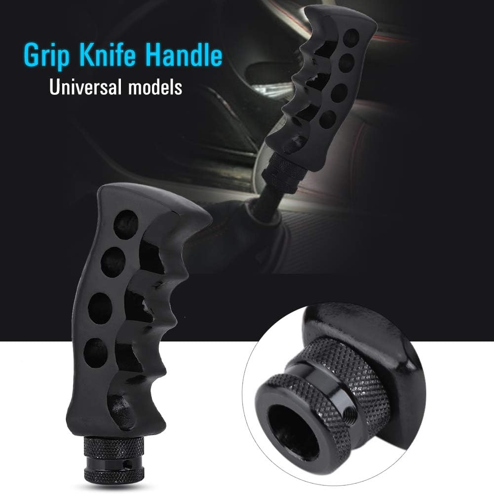 Gear Shift Knob,Universal Manual Transmission Car Gun Grip Knife Handle Gear Shift Lever Knob Shifter Shift Lever Knob(black) - Image 3