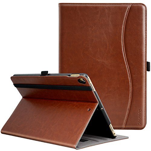 Ztotop Case for iPad Air 10.5" (3rd Gen) 2019/iPad Pro 10.5" 2017, Premium Leather Business Slim Folding Stand Folio Cover for New iPad Tablet with Auto Wake/Sleep, Multiple Viewing Angles,Brown