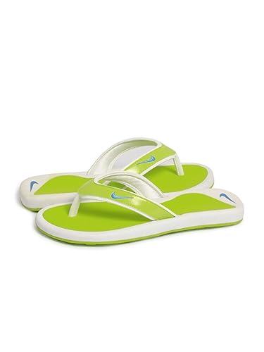lime green nike sandals