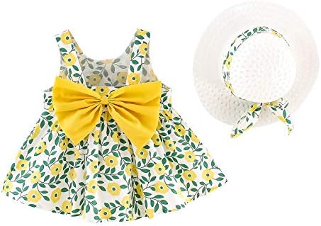 Timsa キッズ服 女の子 ワンピースドレス 帽子 セット 可愛い 袖なし翼 ドットプリント プリンセススカート 子ども お姫様 ワンピース 子供服 夏服 ビーチドレス 七五三 入学式 卒業式 通園 発表会 旅行 海辺 こどもの日プレゼント