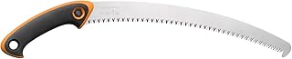 Fiskars Profi Handsäge für frisches Holz, Grobzahnung, Hochwertiges Stahl-Sägeblatt, Schwarz/Orange, SW-330, 1020199