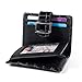 ID Stronghold RFID Wallet Leather Croco Mini Trifold for Women w/Best Protection