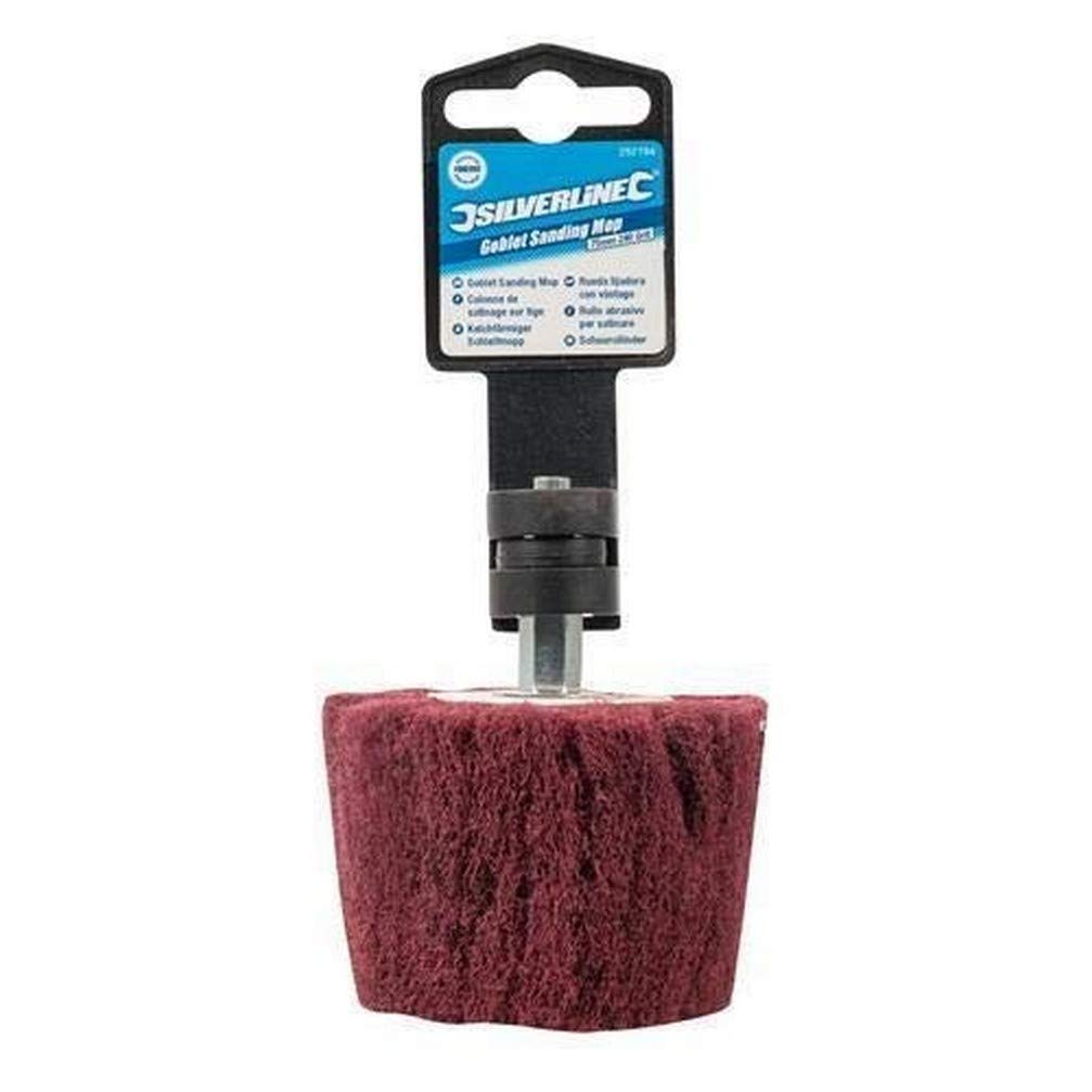 Silverline 262194 Goblet Sanding Mop 75 mm 240 Grit