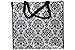 ReBagMe Extra Large Very Strong Reusable Grocery Bag - Laminated Recycled Shopper Tote - Very Large Gift Bag - Great Waterproof Beach Bag (19x17x8 Inches, Damask)