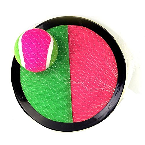 HOMEFUN Velcro Toss and Catch Sports Game Set for Kids with Grip Mitts