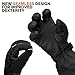OutdoorMaster Womens' Ski Gloves - Waterproof Winter Gloves with Long Gauntlets