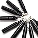 Persder 10pcs Solder Soldering Iron Tip for Hakko Atten Quick Station 900m 933 907 936 852 852d 852+ 936 937 -Black
