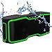 AOMAIS Wireless Bluetooth Speakers with Built-in Microphone and LED Lights (F2-green)