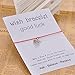 Valyria Good Luck Wish Bracelet Gift Card Friendship Bracelet Fit for 14cm-28mm(5 4/8