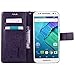 Moto X Pure Edition Case, Moto X Style Case, Harryshell(TM) Wallet Folio Leather Flip Case Cover with Card Id Slot Stand Wrist Strap for Motorola Moto X Style /Pure Edition 2015