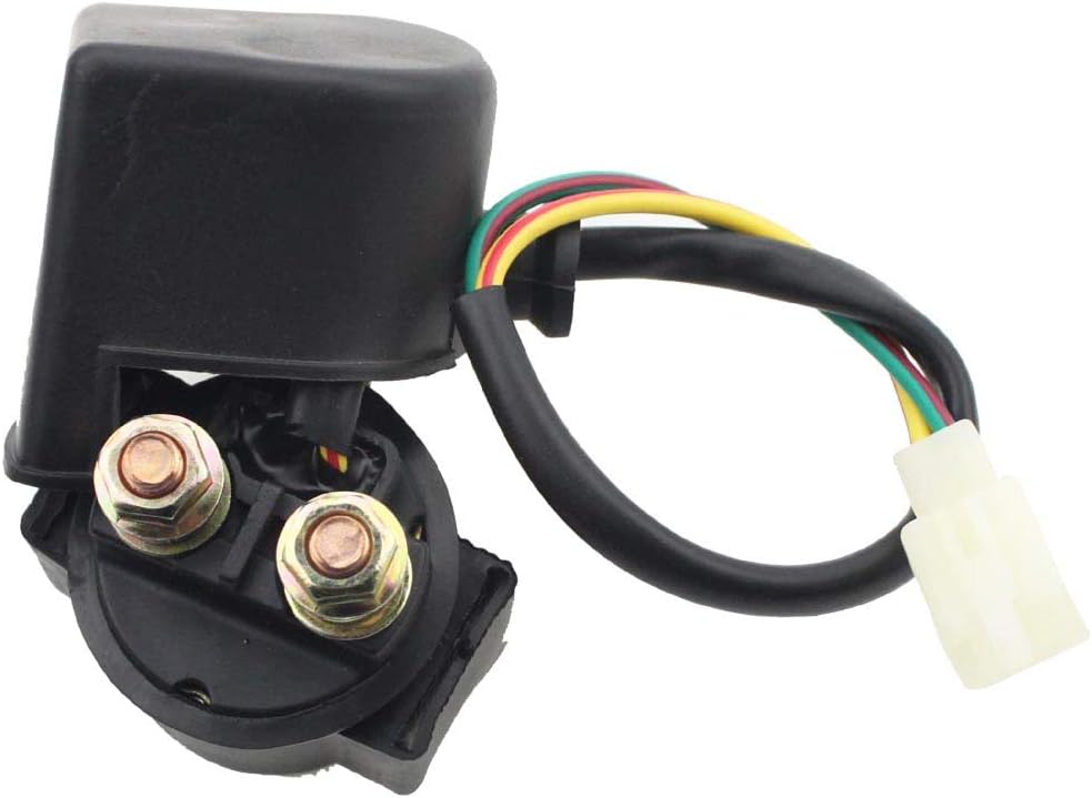 WOOSTAR 2 Pin Starter Solenoid Relay Replacement for 50cc 70cc 90cc 110cc 125cc Taotao Kazuma Sunl ATV Quad Dirt Bike Pocket Bike Go Kart