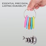 H&S Stainless Steel Measuring Spoons Set of 5 for Baking view 4