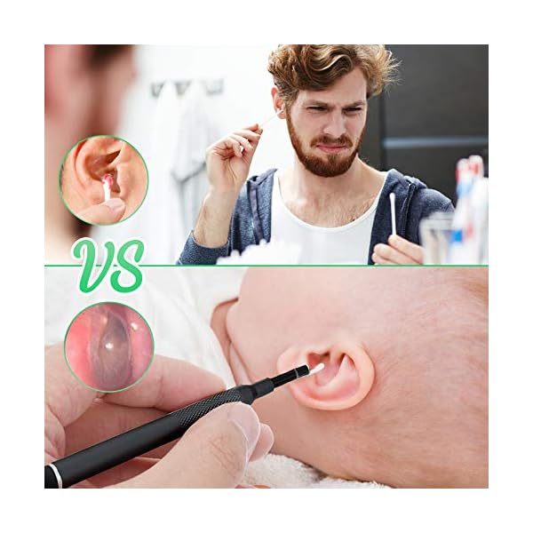 gracosy Visueller Ohrstöpsel Ohrreiniger Mikroskop Inspektionskamera Smart Endoscope Ohrenschmalzentfernungsotoskop 3,9… – Bild 4
