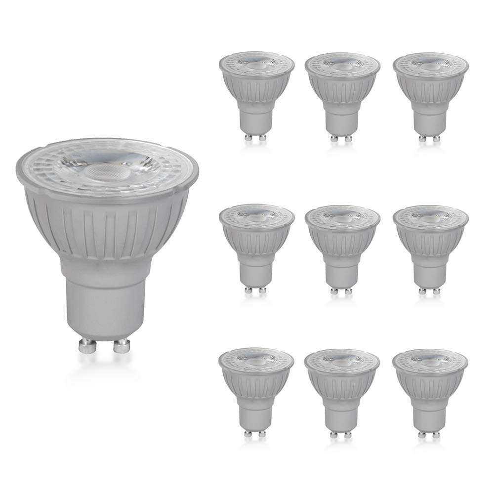 Megaman GU10 Reflector Non-Dimmable LED Lamp, 4.2 Watt, 2800K Colour Temperature, Warm White 10 Packs — image 1
