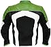 New Men's Razer Motorcycle Biker CE Armor Mesh Leather Green Riding Jacket M